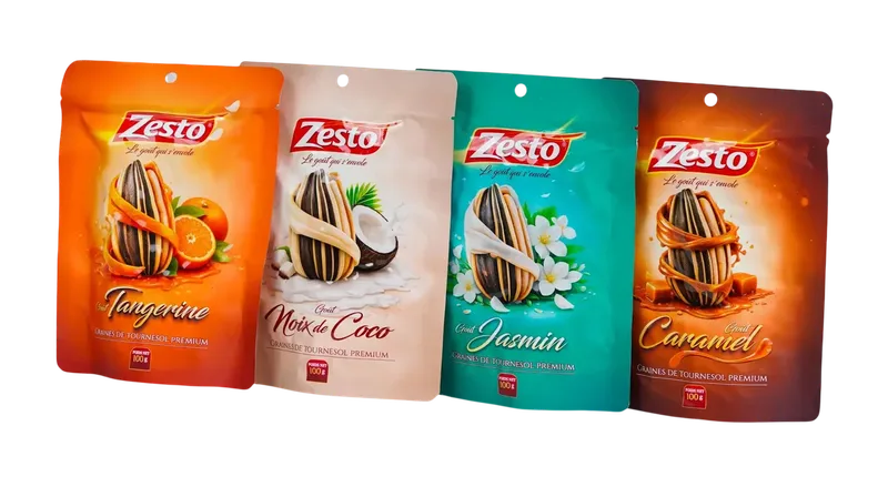 Gamme complète Zesto - 4 saveurs